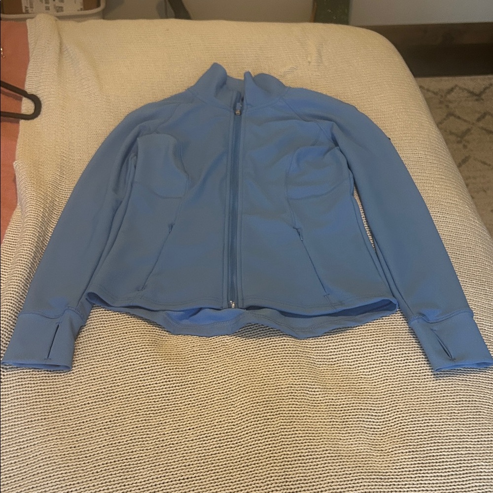 NWT 90 Degree By Reflex Light Blue Zip-Up Jacket